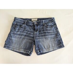 Maurices Denim Shorts Size 13/14 Blue Mid Rise Casual Jean Shorts Minimalist
